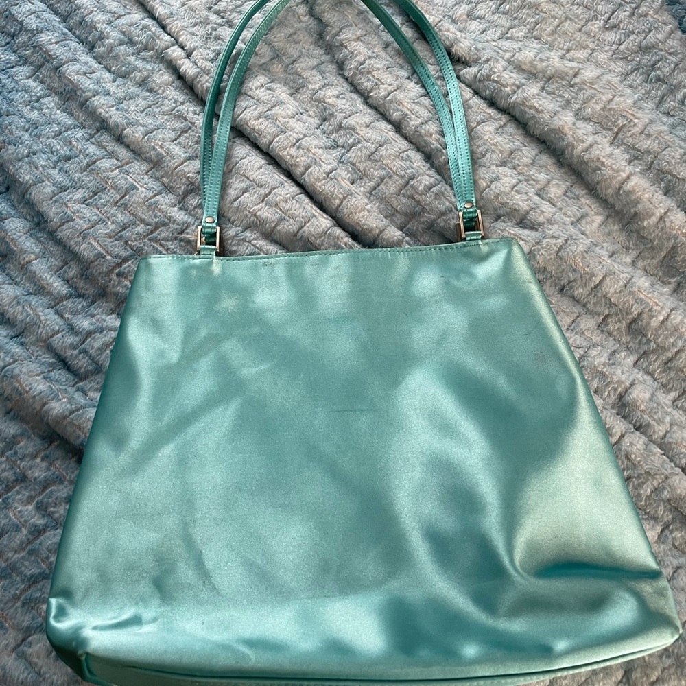 Blue Flowered Purse - Picture 3 of 3